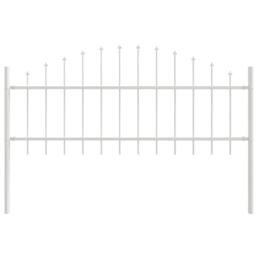 Garden Fence Woerden 2 pcs White