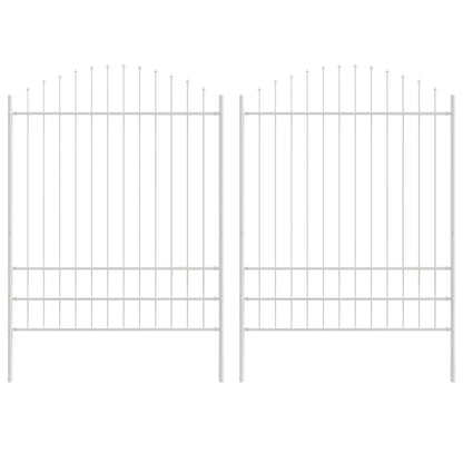 Garden Fence WOERDEN 2 pcs 170 x 225 cm Powder-Coated Steel