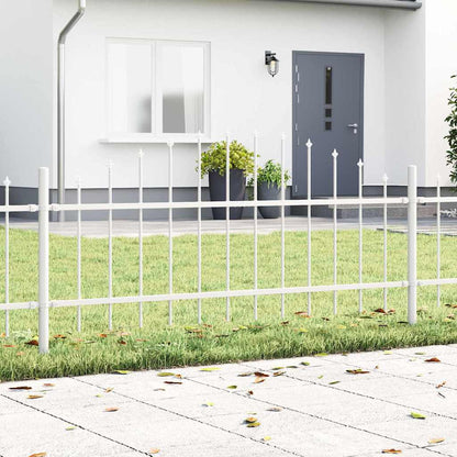 Garden Fence Woerden 5 pcs White