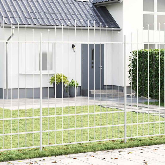 Garden Fence WOERDEN 5 pcs 170 x 225 cm Powder-Coated Steel