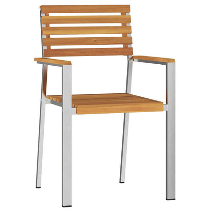 Garden Dining Set 3 pcs Brown