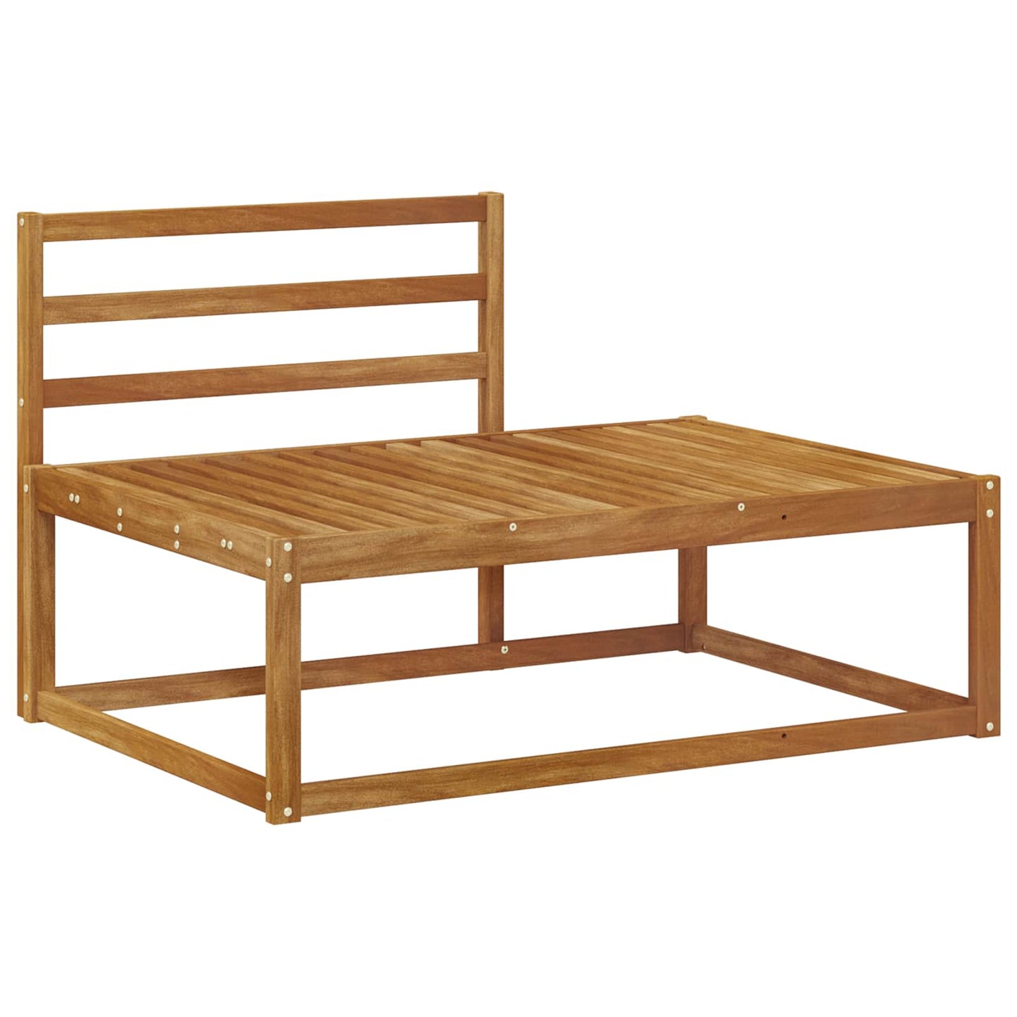 Outdoor Sofa Set Natural Solid Acacia Wood