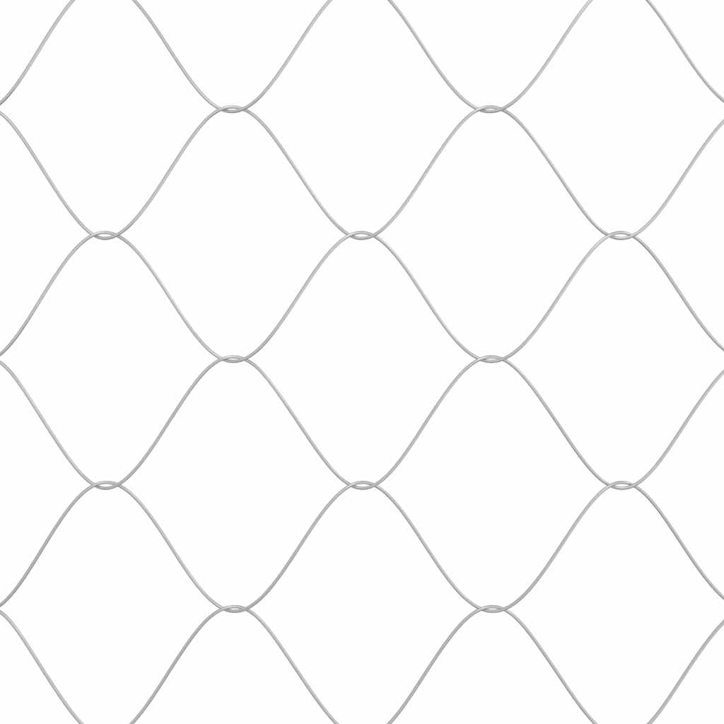 Dog Cage with Roof Silver 800 x 200 x 256 cm Steel and PE