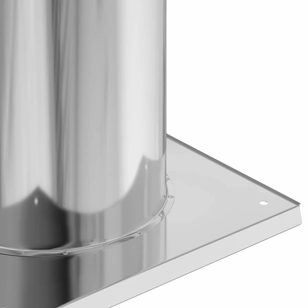 Chimney Head Extension Silver 31 x 31 x 50 cm Stainless Steel