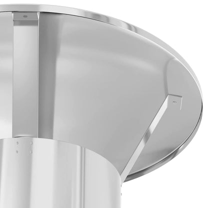 Chimney Extension Silver 35 x 35 x 65 cm Stainless Steel