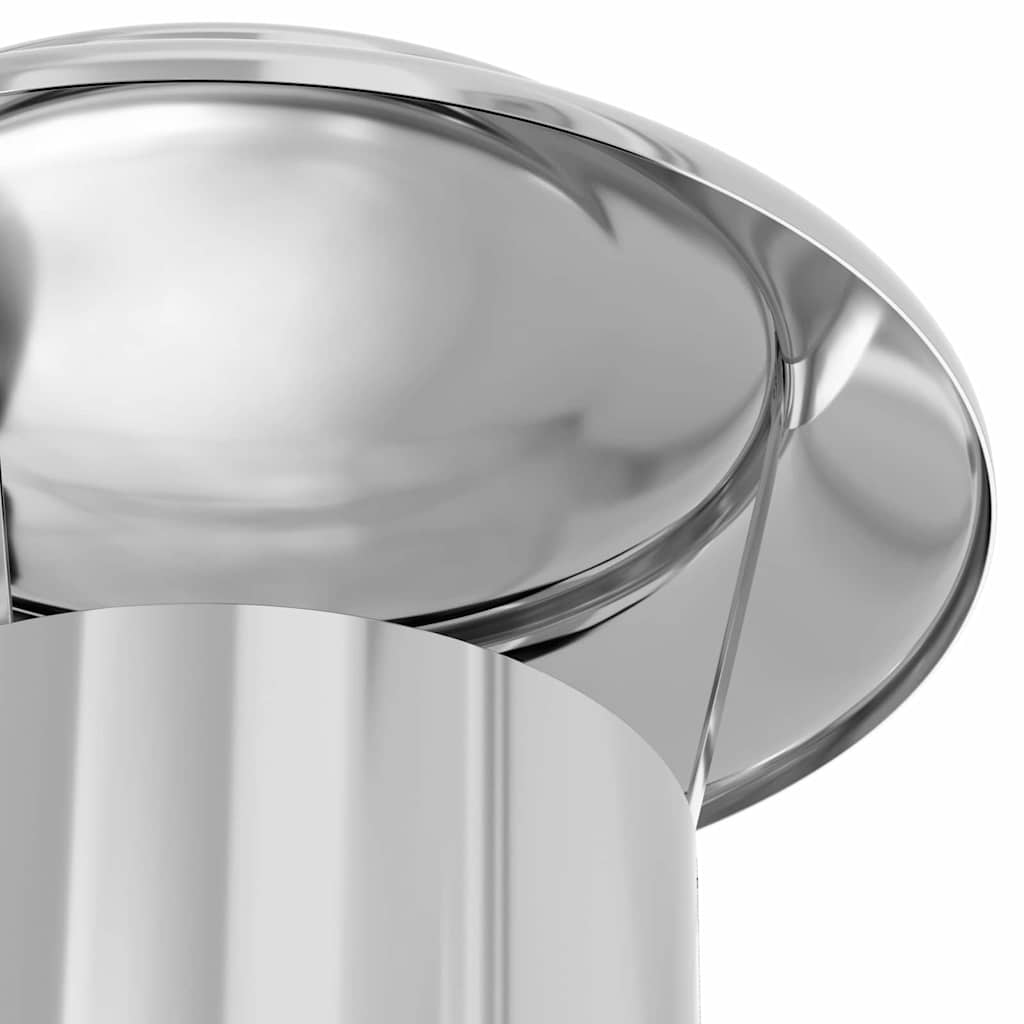 Chimney Extension Silver 25 x 25 x 132 cm Stainless steel