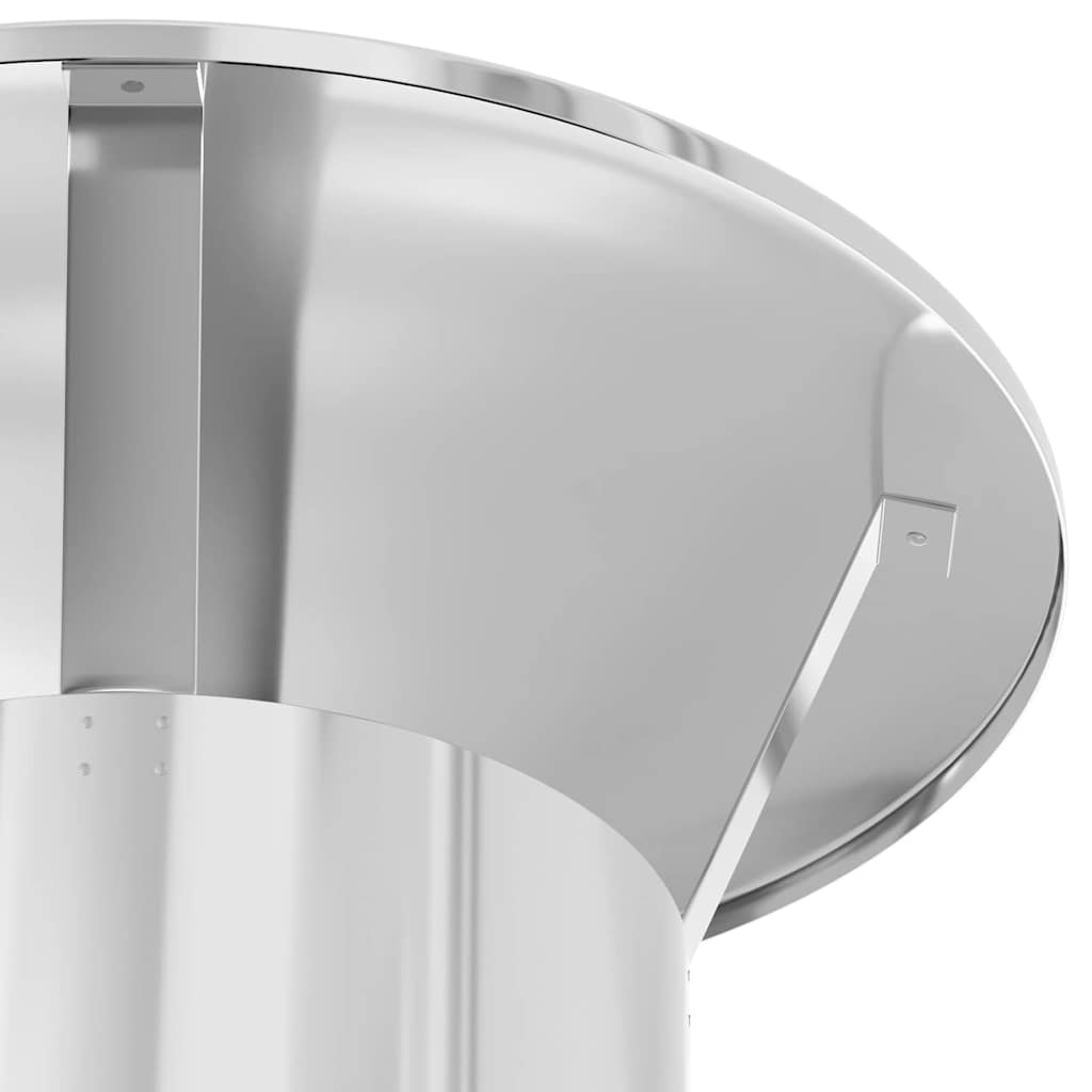 Rain Cover Chimney Silver 35 x 35 x 20 cm Stainless Steel