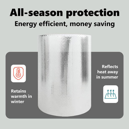 Radiator Heat Reflector Silver 15 x 0.6 m Polyethylene