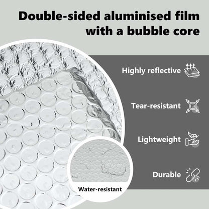 Radiator Heat Reflector Silver 30 x 0.6 m Polyethylene