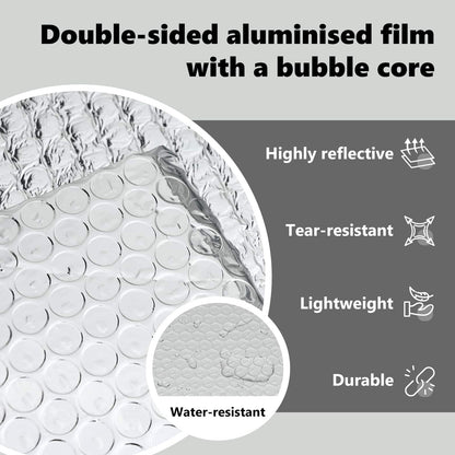 Radiator Heat Reflector Silver 10 x 1 m Polyethylene