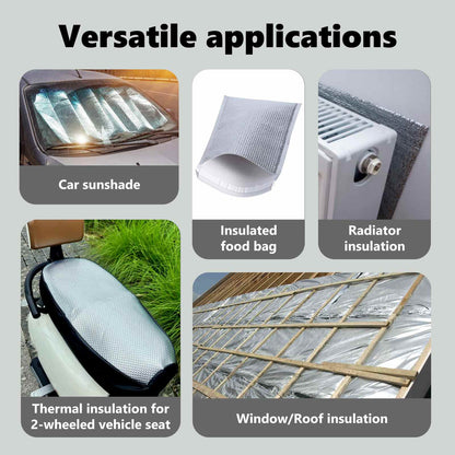 Radiator Heat Reflector Silver 5 x 1 m Polyethylene