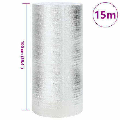 Radiator Heat Reflector Silver 15 x 1 m Polyethylene