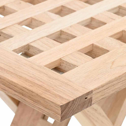 Coffee Table Brown 33 x 33 x 40.5 cm Solid Walnut Wood