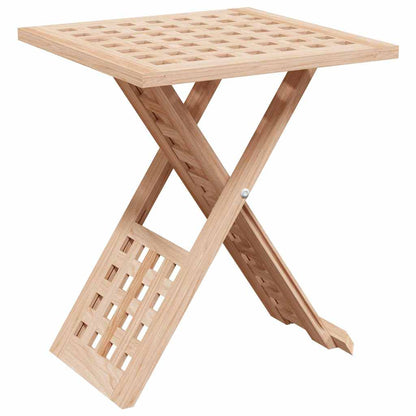Coffee Table Brown 33 x 33 x 40.5 cm Solid Walnut Wood