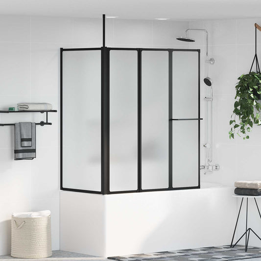 Shower Screen White 120 x 70 x 137 cm Aluminium