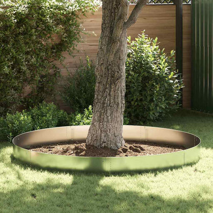 Lawn Edgings 30 pcs Silver 100 x 25 x 0.07 cm Galvanised Steel