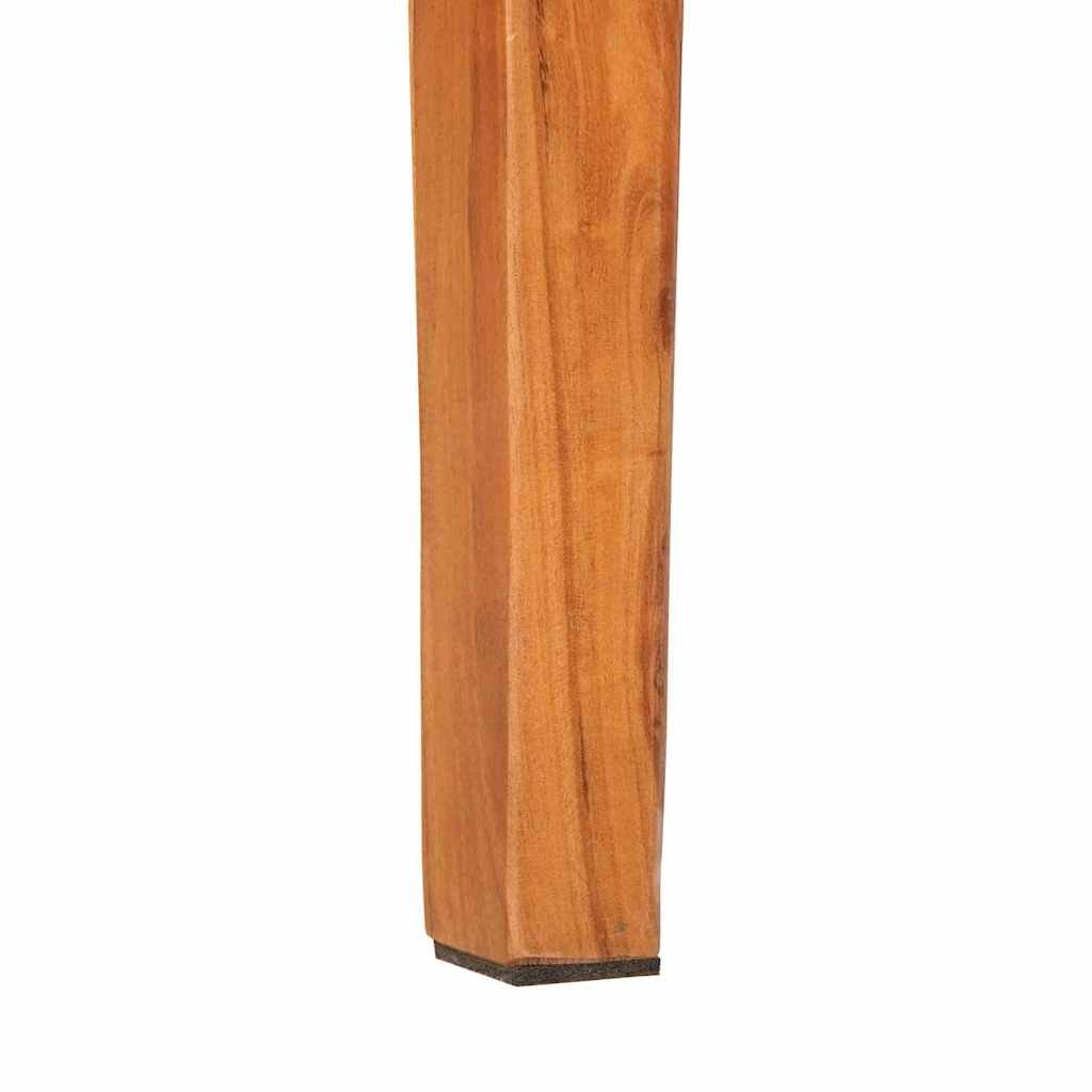 Console Table Brown 110 x 30 x 80 cm Solid Acacia Wood