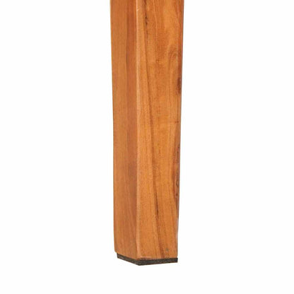 Console Table Brown 110 x 30 x 80 cm Solid Acacia Wood