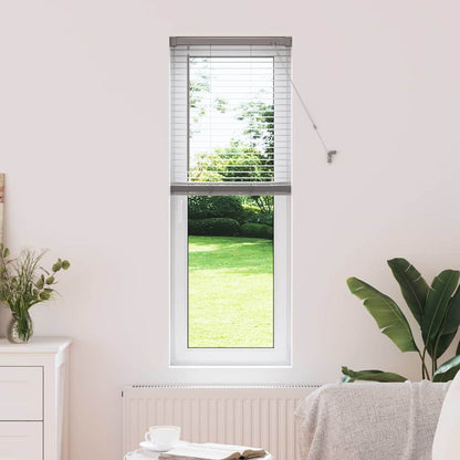 Venetian Blinds Height Adjustable Silver 130 x 45 cm Aluminium