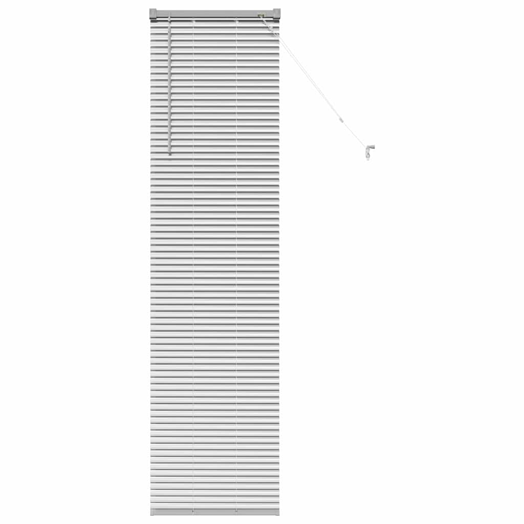 Venetian Blinds Height Adjustable Silver 175 x 50 cm Aluminium