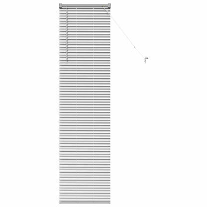 Venetian Blinds Height Adjustable Silver 175 x 50 cm Aluminium