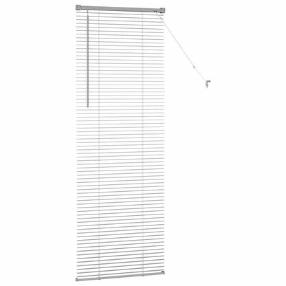 Venetian Blinds Height Adjustable Silver 175 x 55 cm Aluminium