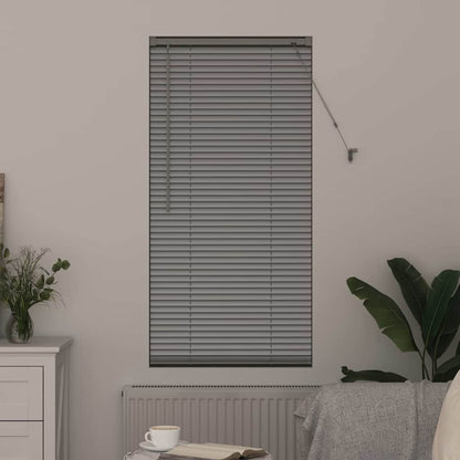 Venetian Blinds Height Adjustable Silver 175 x 65 cm Aluminium