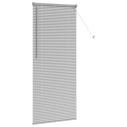 Venetian Blinds Height Adjustable Silver 175 x 70 cm Aluminium