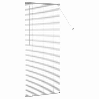 Venetian Blinds Height Adjustable Silver 175 x 70 cm Aluminium
