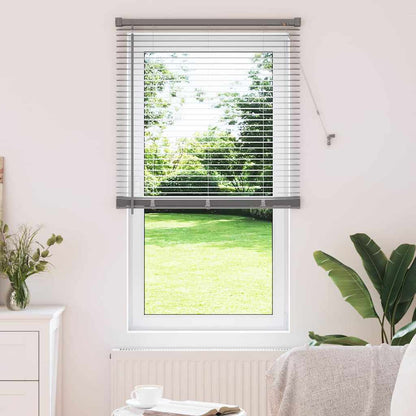Venetian Blinds Height Adjustable Silver 175 x 80 cm Aluminium