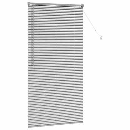 Venetian Blinds Height Adjustable Silver 175 x 85 cm Aluminium