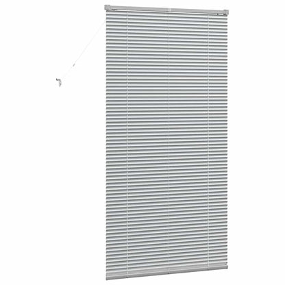 Venetian Blinds Height Adjustable Silver 175 x 85 cm Aluminium