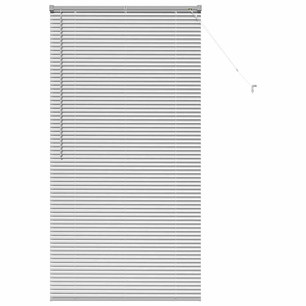 Venetian Blinds Height Adjustable Silver 175 x 85 cm Aluminium
