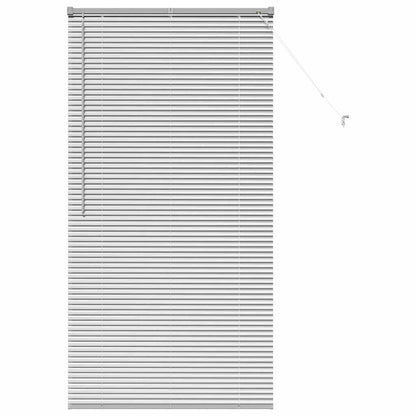 Venetian Blinds Height Adjustable Silver 175 x 85 cm Aluminium