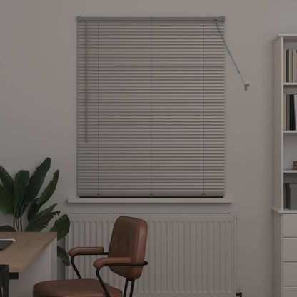Venetian Blinds Height Adjustable Silver 175 x 100 cm Aluminium