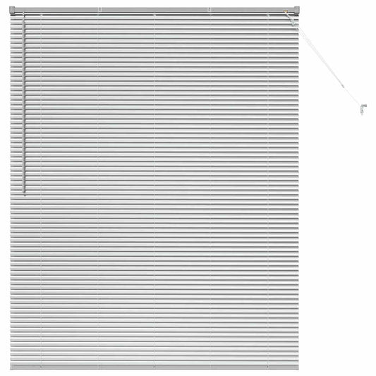 Venetian Blinds Silver 175 x 145 cm Aluminium