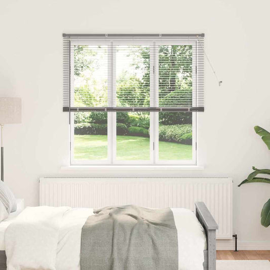 Venetian Blinds Silver 175 x 150 cm Aluminium