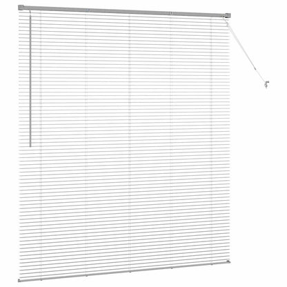 Venetian Blinds Height Adjustable Silver 175 x 160 cm Aluminium
