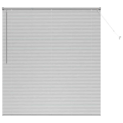 Venetian Blinds Height Adjustable Silver 175 x 160 cm Aluminium