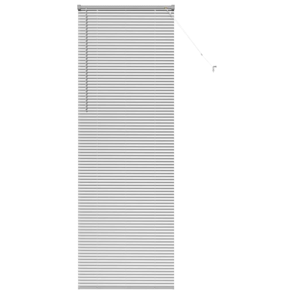 Venetian Blinds Height Adjustable Silver 220 x 70 cm Aluminium