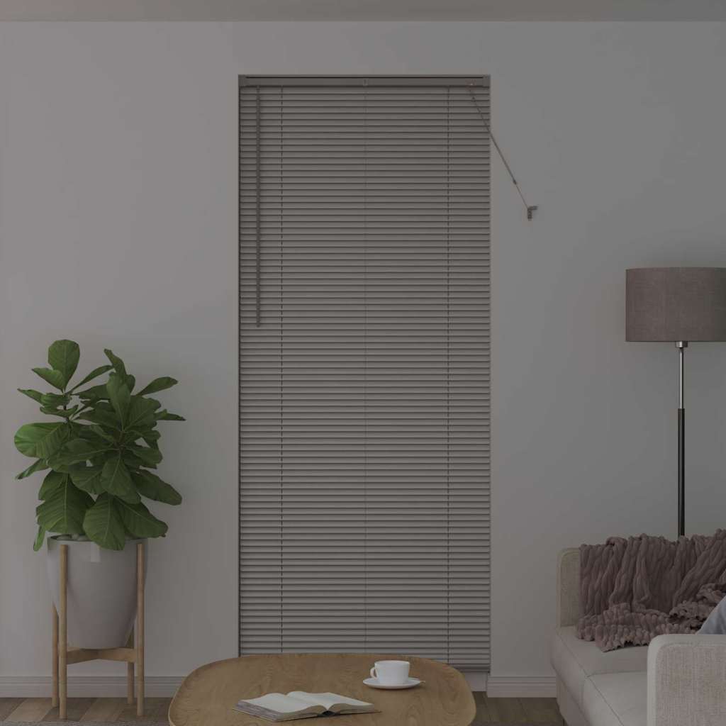 Venetian Blinds Height Adjustable Silver 220 x 95 cm Aluminium
