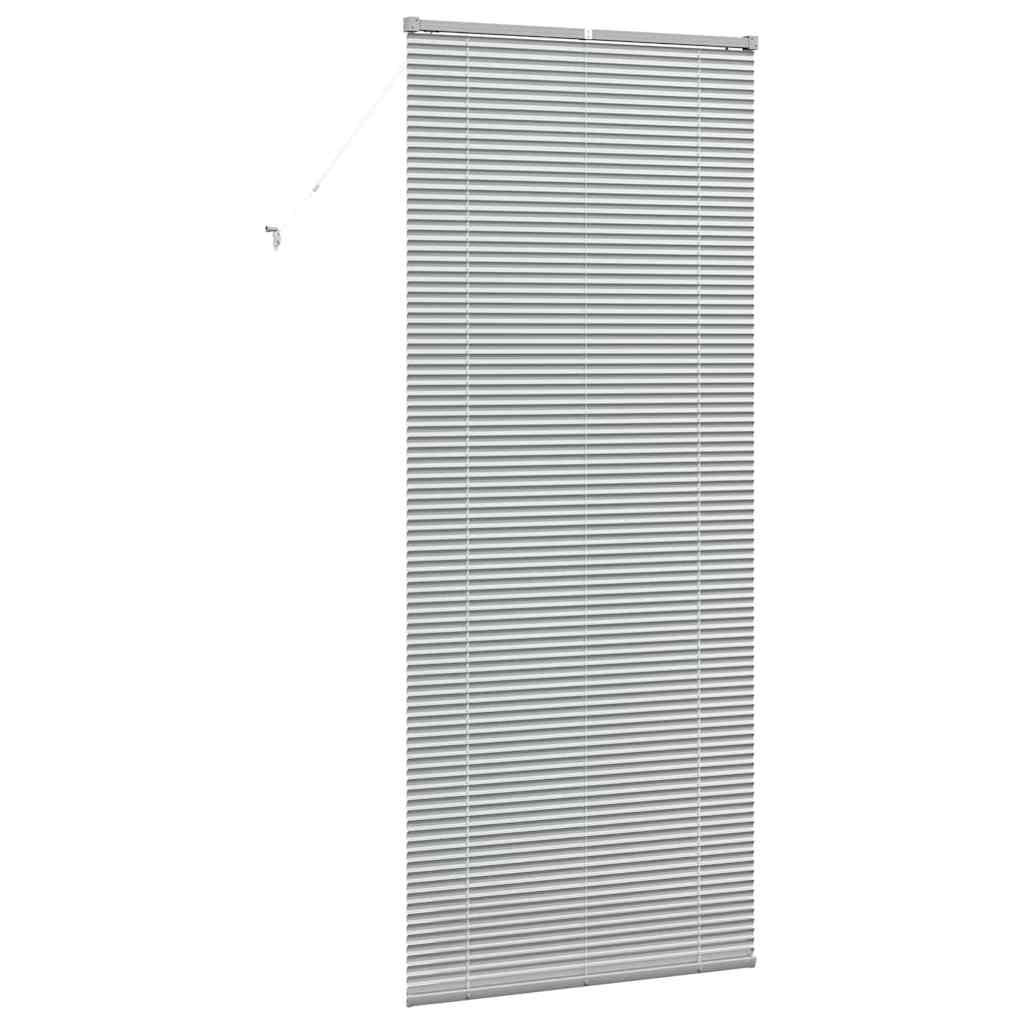 Venetian Blinds Height Adjustable Silver 220 x 95 cm Aluminium