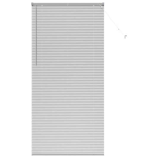 Venetian Blinds Silver 220 x 100 cm Aluminium