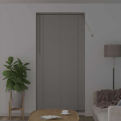 Venetian Blinds Height Adjustable Silver 220 x 105 cm Aluminium