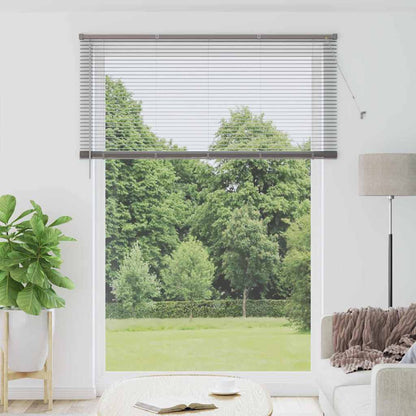 Venetian Blinds Height Adjustable Silver 220 x 160 cm Aluminium
