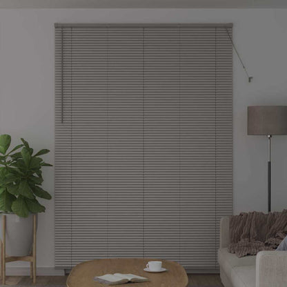 Venetian Blinds Height Adjustable Silver 220 x 160 cm Aluminium