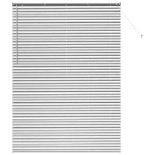 Venetian Blinds Silver 220 x 160 cm Aluminium