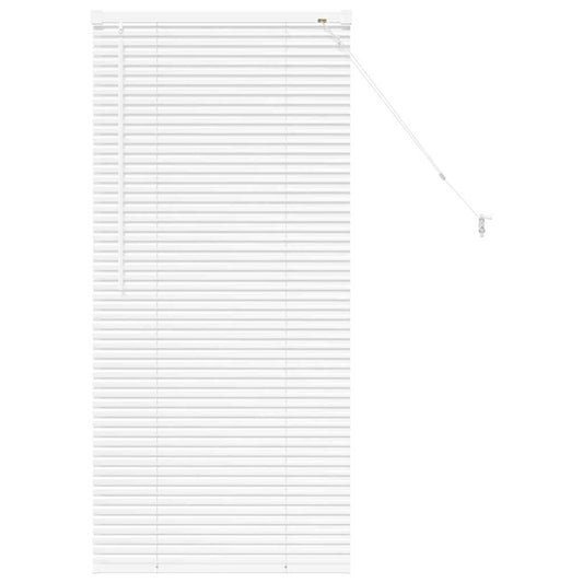 Venetian Blinds White 130 x 65 cm Aluminium