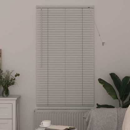 Venetian Blinds Height Adjustable White 130 x 75 cm Aluminium