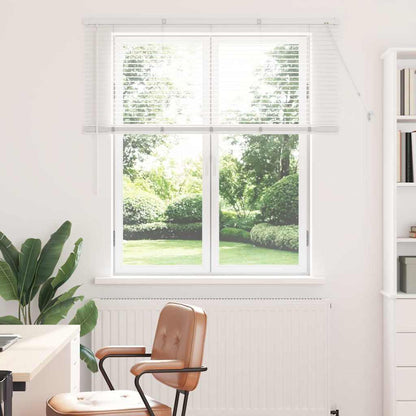 Venetian Blinds Height Adjustable White 130 x 135 cm Aluminium